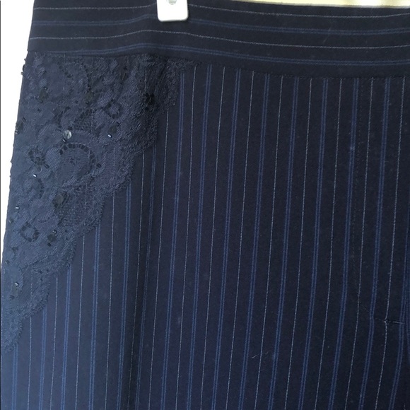 Blue pinstripe pants - Picture 1 of 6